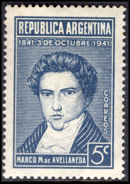 Argentina 1941 Death Centenary of Avellaneda (patriot) unmounted mint.