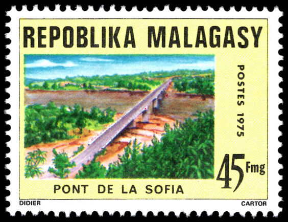 Malagasy 1975 Sofia Bridge unmounted mint.