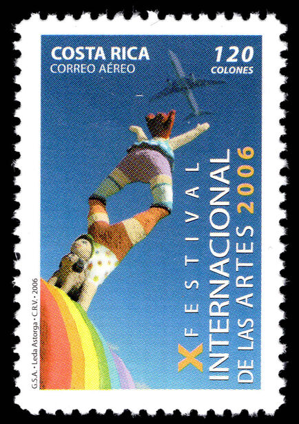Costa Rica 2006 International Arts Festival unmounted mint.