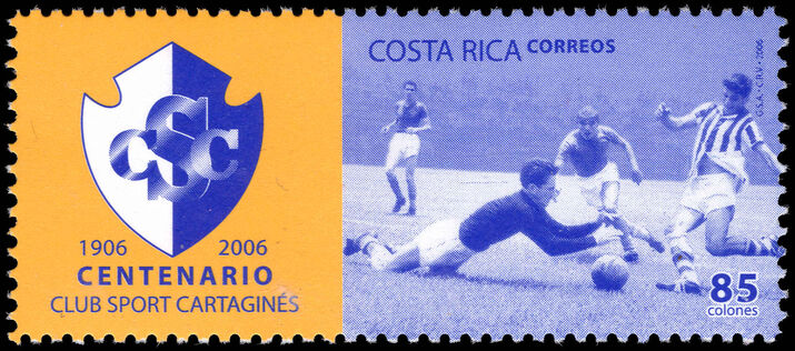 Costa Rica 2006 Centenary of Club Sport Cartaginees unmounted mint.