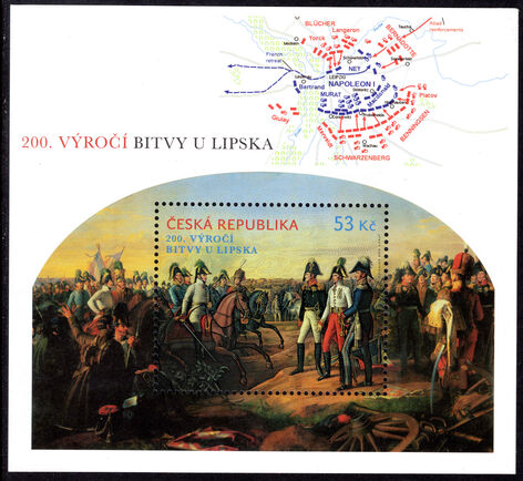 Czech Republic 2013 Bicentenary of Battle of Leipzig souvenir sheet unmounted mint.