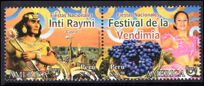 Peru 2008 America. Festivals unmounted mint.