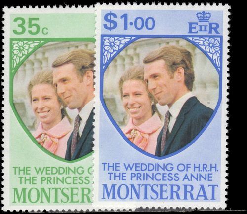 Montserrat 1973 Royal Wedding unmounted mint.