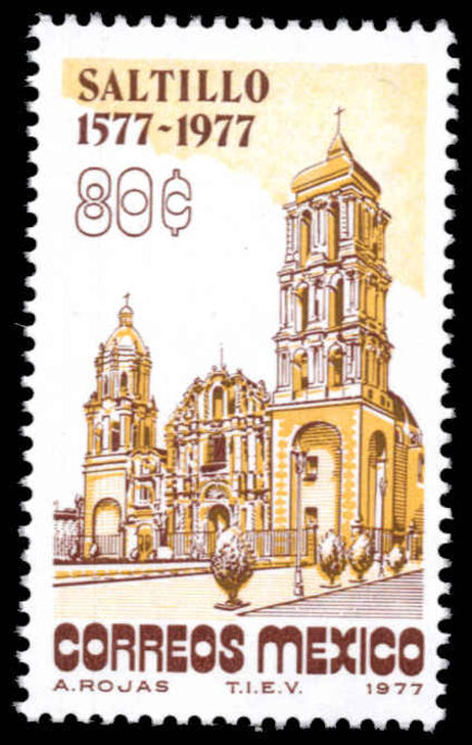 Mexico 1977 400th Anniversary of Founding of Saltillo unmounted mint.