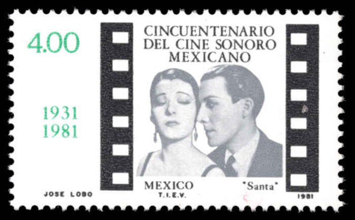 Mexico 1981 50th Anniversary of Mexican Sound Movies unmounted mint.