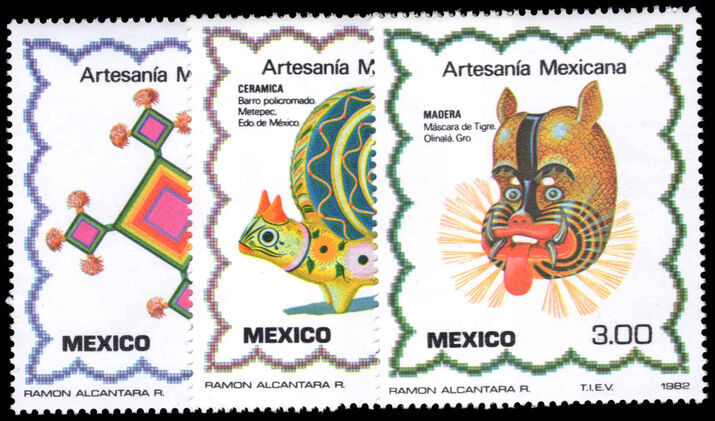 Mexico 1982 Mexican Crafts (2nd series) unmounted mint.