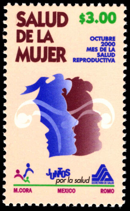 Mexico 2000 Women's Health Month unmounted mint.