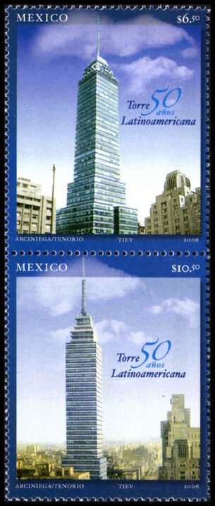 Mexico 2006 50th Anniversary of Latin American Tower unmounted mint.