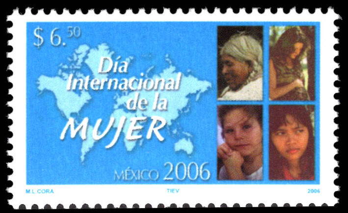 Mexico 2006 International Women's Day unmounted mint.