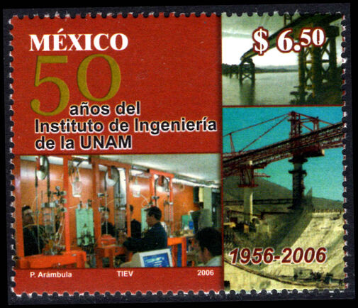 Mexico 2006 50th Anniversary of Engineering Institute unmounted mint.