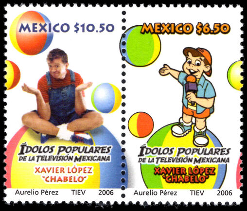 Mexico 2006 Television Heroes. Characters created by Xavier Lopez unmounted mint.