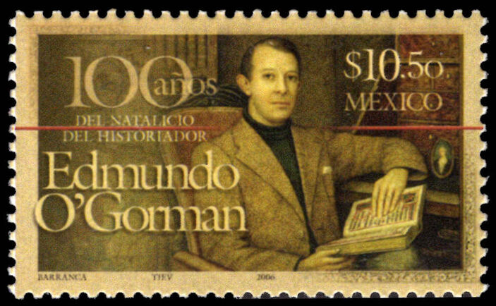 Mexico 2006 Birth Centenary of Edmundo O'Gorman unmounted mint.