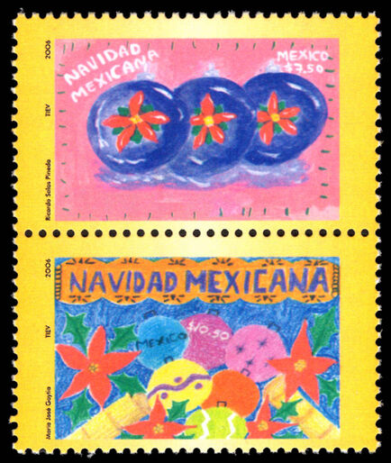 Mexico 2006 Children's Drawings. Christmas unmounted mint.