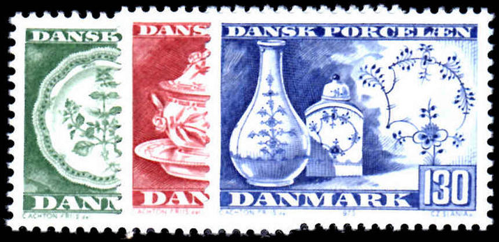 Denmark 1975 Porcelain unmounted mint.