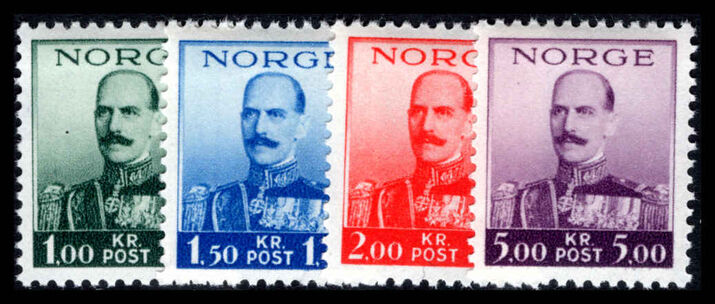 Norway 1937 King Haakon VII mounted mint.