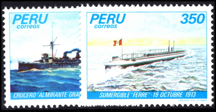 Peru 1983 Peruvian Navy unmounted mint.