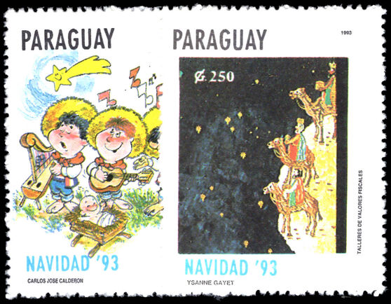 Paraguay 1993 Christmas unmounted mint.