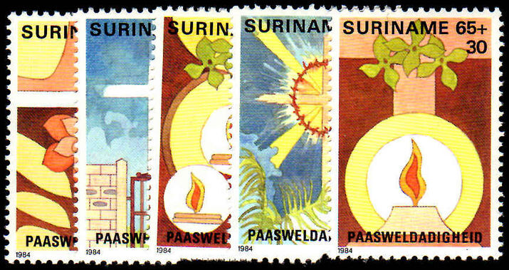 Suriname 1984 Easter unmounted mint.