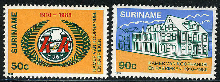 Suriname 1985 Industry set unmounted mint.