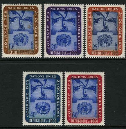 Togo 1959 United Nations Day set unmounted mint.