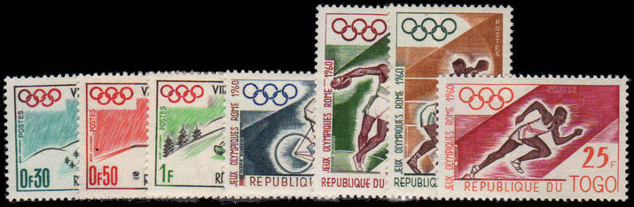 Togo 1960 Olympics set unmounted mint.