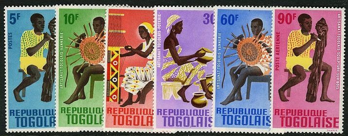 Togo 1966 Costumes and Dance set unmounted mint.