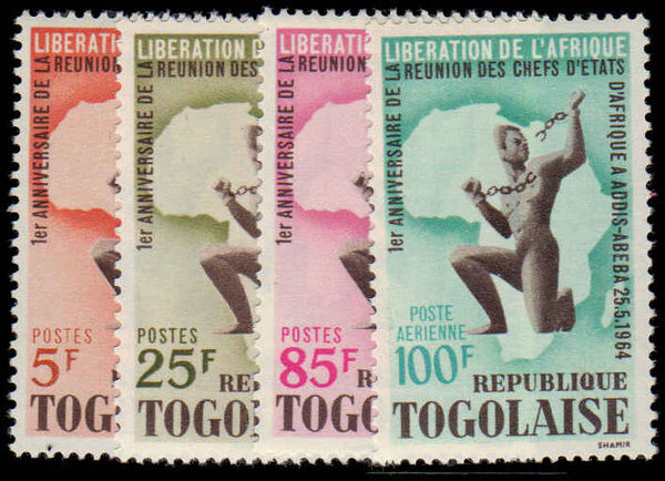 Togo 1964 Heads of State Conference unmounted mint.