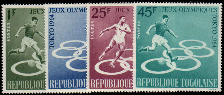 Togo 1964 Tokio Olympics regular set unmounted mint.