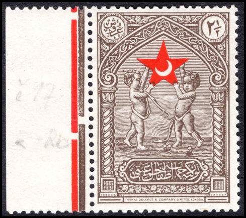 Turkey 1929 2½ Ghr Child Welfare marginal unmounted mint.