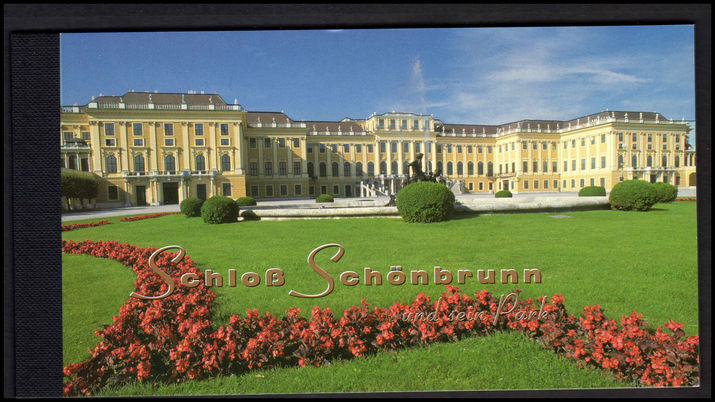 Vienna 1998 Schonbrunn Palace booklet fine used. 