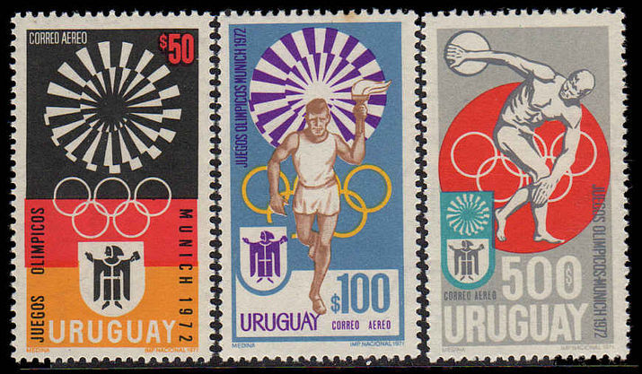 Uruguay 1972 Olympics unmounted mint.
