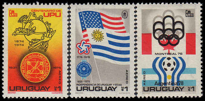 Uruguay 1975 Exfilmo Stampex unmounted mint.