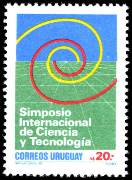 Uruguay 1987 International Science and Technology Symposium unmounted mint.