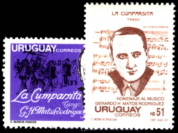 Uruguay 1988 Gerardo H. Matos Rodriguez (composer) unmounted mint.