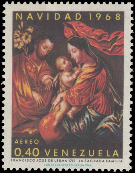 Venezuela 1968 Christmas Art unmounted mint.