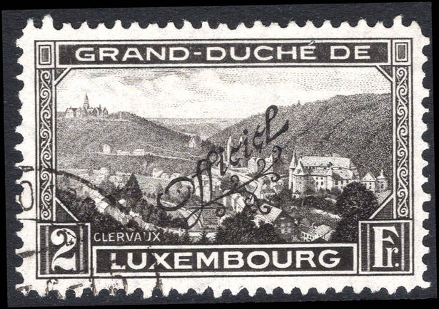 Luxembourg 1928 official fine used.