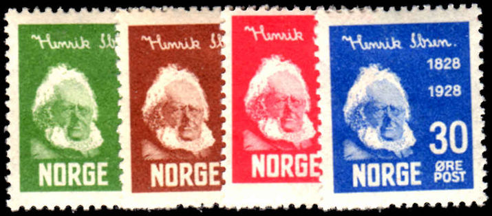 Norway 1928 Ibsen lightly mounted mint.