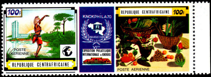 Central African Republic 1970 Knokphila unmounted mint.