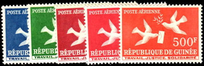 Guinea 1959 Flying Doves unmounted mint.