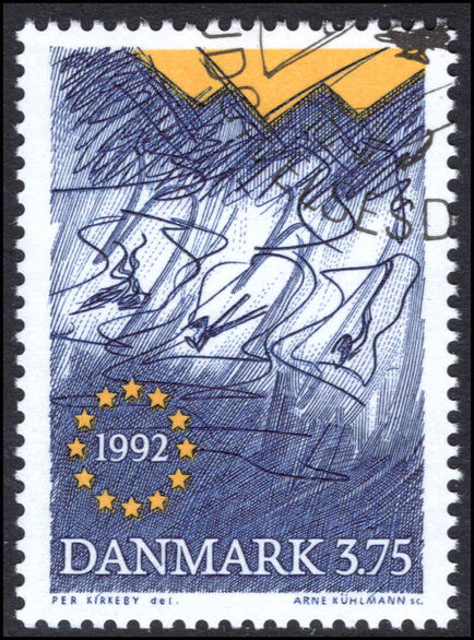 Denmark 1992 European Single Market fine used.