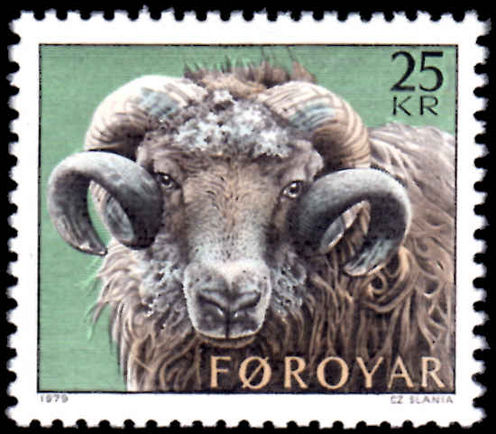 Faroe Islands 1979 Sheep unmounted mint.