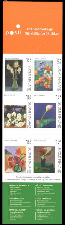 Finland 2009 Art Booklet unmounted mint.