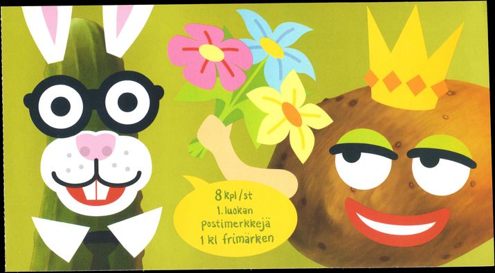 Finland 2010 Funny Vegetables Booklet unmounted mint.