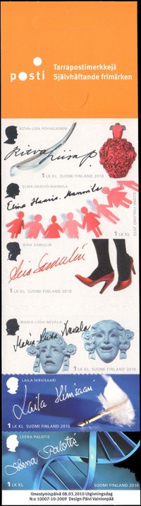 Finland 2010 Famous Finnish Women Booklet unmounted mint.
