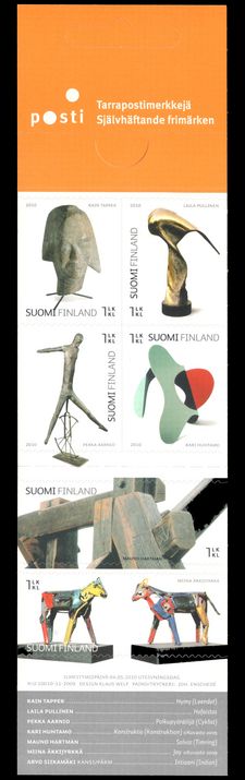 Finland 2010 Finnish Sculpture Booklet unmounted mint.