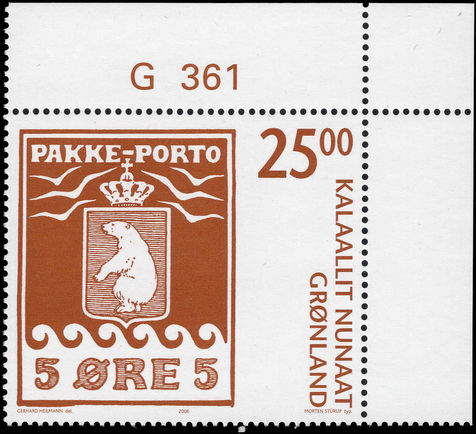Greenland 2006 Centenary of Parcel Post unmounted mint.