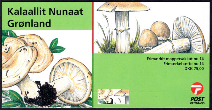 Greenland 2006 Fungi booklet unmounted mint.