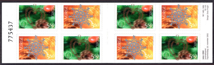 Norway 2002 Christmas booklet unmounted mint.