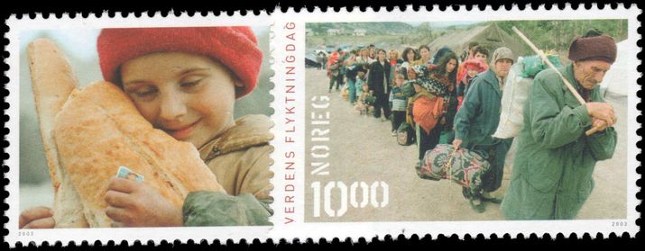 Norway 2003 World Refugee Year unmounted mint.