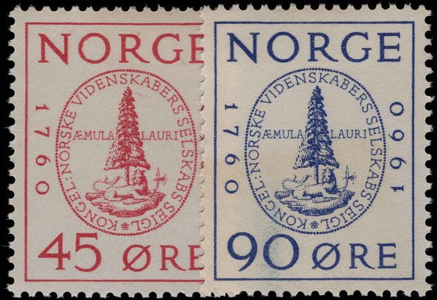 Norway 1960 Society of Sciences unmounted mint.